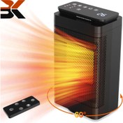 تصویر بخاری برقی رومیزی فن دار ۱۵۰۰ وات آلترونیا 