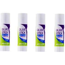 تصویر چسب ماتیکی آریا مدل 15gr بسته 4 عددی 