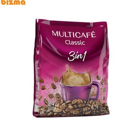 تصویر کافی میکس 3 در 1 مولتی کافه - 24 ساشه 18 گرمی Coffee Mix 3 in 1 Multi-Cafe - 24 sachets 18 g