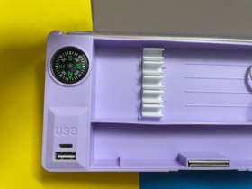 تصویر جامدادی چراغ مطالعه دار کتابی 