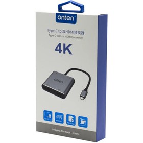 تصویر تبدیل USB-C به HDMI اونتن مدل Onten-9175K 