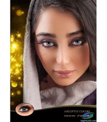 تصویر لنز رنگی فصلی Sterling Gray AIR OPTIX 