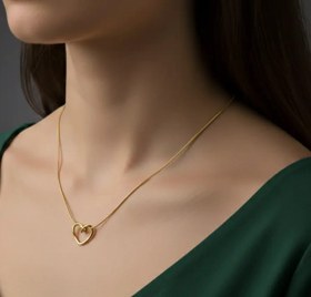 تصویر گردنبند قلب منعطف 