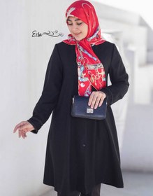 تصویر مانتو کرپ لمه 