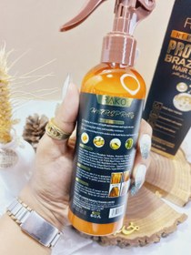 تصویر اسپری دوفاز آرگان نوار طلایی راکو حجم 250 میل RAKO RAKO argan Hair and Scalp Care