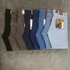 تصویر شلوار جین مردانه راسته پنبه فلامنت 