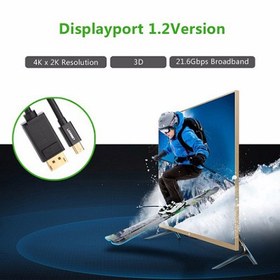 تصویر کابل Mini DisplayPort به DisplayPort یوگرین مدل MD105 Ugreen MD105 Mini DisplayPort To DisplayPort Cable