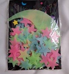 تصویر ستاره شب تاب رنگی 