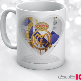 تصویر ماگ تیم رئال مادرید کد 32040 