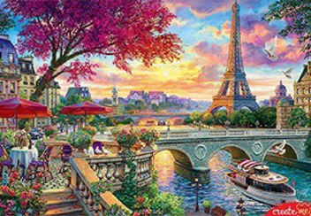 تصویر پازل ۲۰۰۰ تکه مدل پاریس بهاری 
