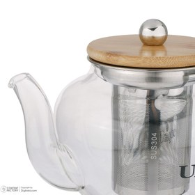 تصویر قوری پیرکس 600ML یونیک UN-7900 Pyrex teapot 600ML Unique UN-7900