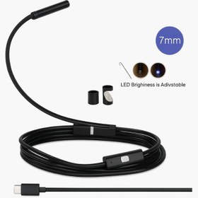 تصویر دوربین آندوسکوپی ضد آب با کیفیت بالا 