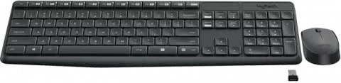 تصویر کیبورد و ماوس بی سیم لاجیتک مدل MK235 Logitech MK235 Wireless Keyboard and Mouse