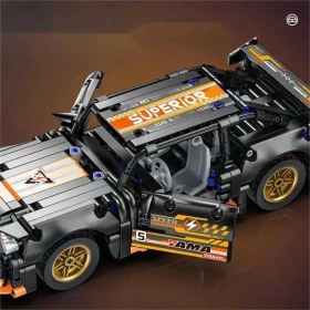 تصویر لگو ماشین مسابقه ای عقب کش مدل S2004 با ۵۲۰ قطعه 