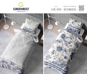 تصویر ست لحاف روتختی دیجیتال یک نفره گرین رست - GR8 Greenrest digital single bed set