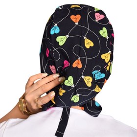 تصویر کلاه حجاب طرح دار کد227 کلاه حجاب طرح دار کد227