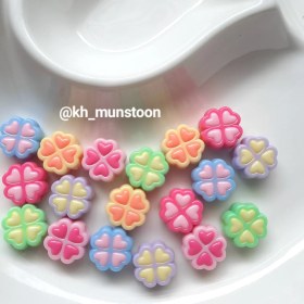 تصویر گل 4برگ برجسته 