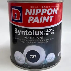 تصویر رنگ روغنی سرمه ای براق نیپون کد ۷۲۷ یک کیلویی 