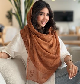 تصویر شال حریر سنگشور گوچی 