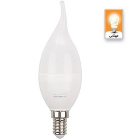 تصویر لامپ شمعی شفاف LED نور Lamp Noor E14 6W Noor Lamp E14 6W LED Lamp