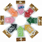 تصویر ست فلش آپ و دمپایی آدیداس رو داشبوردی - نارنجی this way up