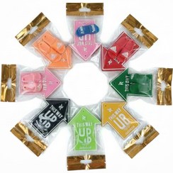 تصویر ست فلش آپ و دمپایی آدیداس رو داشبوردی - صورتی this way up