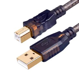 تصویر کابل پرینتر طول 15 متری USB2.0 برند دی نت D-NET Cable Printer USB2.0 15M