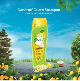 تصویر شامپو ضد شوره محافظ غنی شده با لیمو و ماست 400 میلی لیتر برند vatika naturals Anti Dandruff Guard Shampoo Enriched With Lemon And Yoghurt 400.0ml