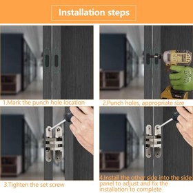 تصویر لولا مخفی درب چوبی مدل K6900 