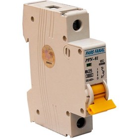 تصویر کلید مینیاتوری تک فاز 25 آمپر پارس فانال مدل B25 