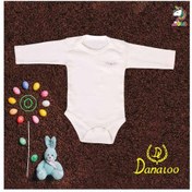 تصویر بادی آستین بلند سایز 4 صفر نوزاد دختر برند دانالو Danaloo 