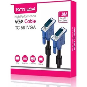 تصویر کابل VGA تسکو مدل TC 581 به طول 1.8 متر 