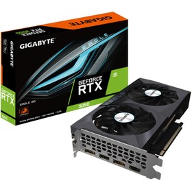 تصویر کارت گرافیک گیگابایت مدل GeForce RTX™ 3050 EAGLE OC 8G حافظه 8 گیگابایت GigaByte GeForce RTX™ 3050 EAGLE OC 8G Graphics Card