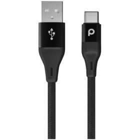 تصویر کابل تبدیل USB-A به USB-C پرودو مدل PD-ACBR12 طول 1.2 متر PORODO Braided Type C Cable 1.2M 3A(Aluminum)