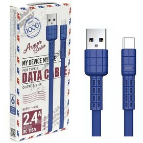 تصویر کابل Remax RC-116A 2.4A Type-C 1m Remax RC-116A 2.4A Type-C 1m Data Cable