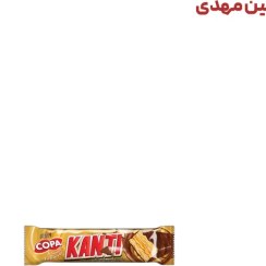تصویر ویفر کاراملی با روکش فرآورده کاکائویی 37 گرمی کوپا 