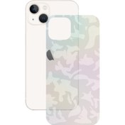 تصویر برچسب پوششی راک اسپیس طرح M003 مناسب برای گوشی موبایل آیفون مدل iPhone 13 