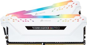 تصویر رم کورسیر VENGEANCE RGB White 16GB (2*8GB) DUAL 3600MHz DDR4 Corsair VENGEANCE RGB PRO White 16GB 8GBx2 3600MHz CL18 DDR4 Memory