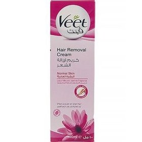 تصویر کرم موبر بدن صورتی ویت VEET مخصوص پوست معمولی حجم 100 میل VEET Pink Body Hair Removal Cream for Normal Skin, 100 ml