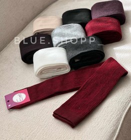 تصویر جوراب کبریتی بالای زانو زنانه کد ۱۵۷ 