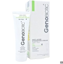 تصویر کرم آبرسان ضد‌آکنه حجم 50 میل ژنو بایوتیک Geno Hydrating Anti-Acne Cream, 50ml