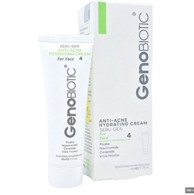 تصویر کرم آبرسان ضد‌آکنه حجم 50 میل ژنو بایوتیک Geno Hydrating Anti-Acne Cream, 50ml