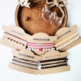 تصویر پک دستبند زرد 