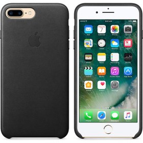 تصویر کیس چرم مخصوص آیفون 7 پلاس و 8 پلاس - مشکی ا iPhone 8 Plus & 7 Plus Leather Case - Black iPhone 8 Plus & 7 Plus Leather Case - Black
