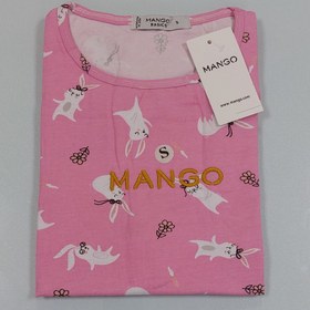 تصویر تیشرت نخی زنانه منگو طرح دار - اسمال S / ۱۵۵۰۰۰ T-shirt Mango