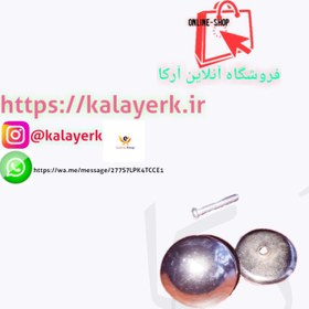 تصویر بسته 2 عددی دستگیره کابینتی تک پیچ مدل قارچی 