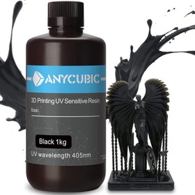 تصویر رزین رنگ مشکی 500 گرمی ANYCUBIC 3D Printer Resin - ارسال 20 روز کاری 