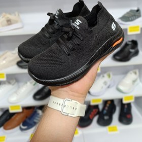 تصویر کتانی جورابی پسرانه و دخترانه مدل اسکیچرز کد 1179 