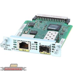 تصویر ماژول شبکه سیسکو EHWIC-1GE-SFP-CU CISCO EHWIC-1GE-SFP-CU