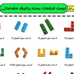 تصویر بسته رباتیک ارزان مدل ربات مقدماتی 